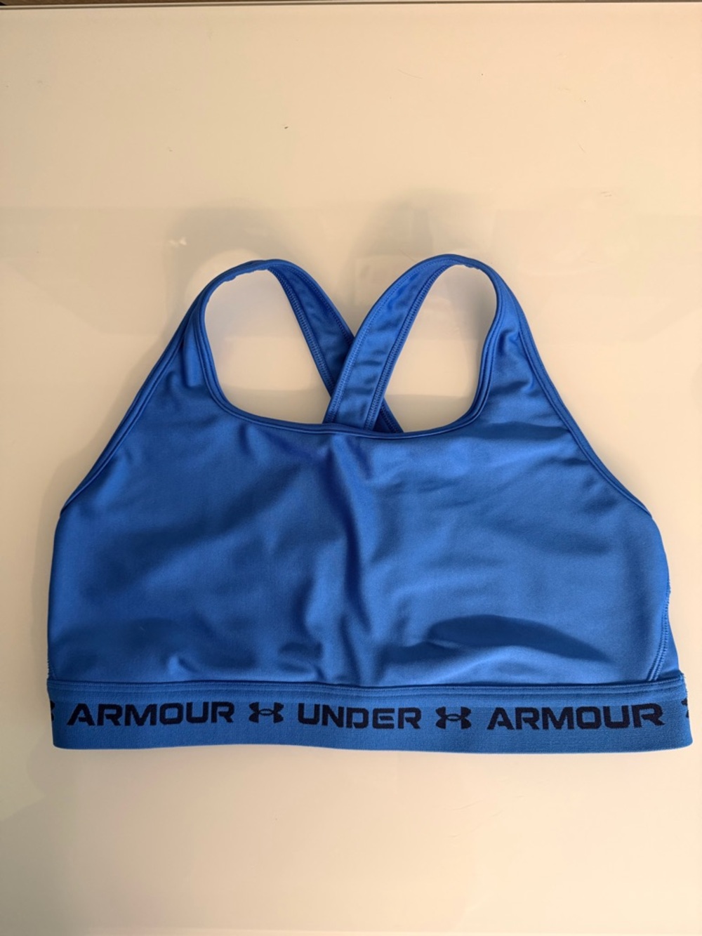 Under Armour Blue Crossback Swim Top